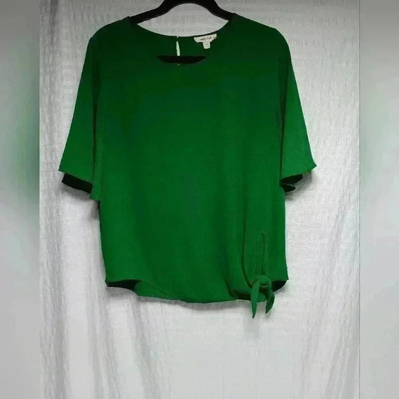 sandy& sid Tops - Sandy & Sid  short sleeve blouse. Ladies size L